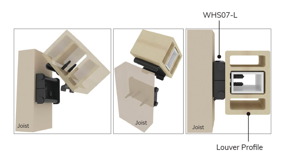 WHS07-L For Horizontal Installation
